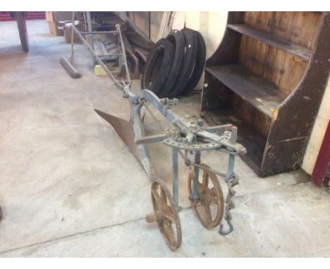 A Ransomes horse drawn ridger, fitted with Howard DDP-R body