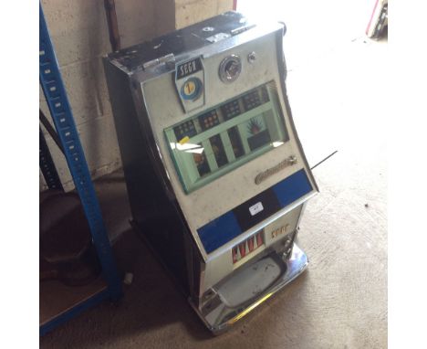 A vintage Sega Continental one arm bandit machine