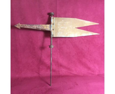 A 19th Century painted metal weather vane