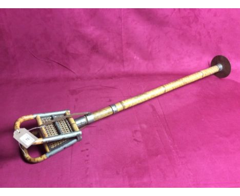 A Victorian cane shooting stick