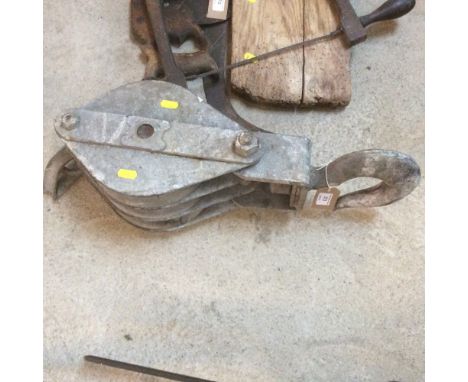 A vintage pulley