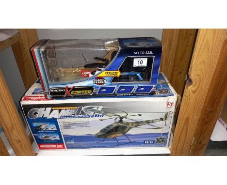 A Boxed Syma Champion R/C Helicopter and 1 other - unchecked