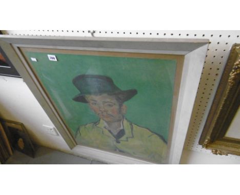 FRAMED AND GLAZED PORTRAIT