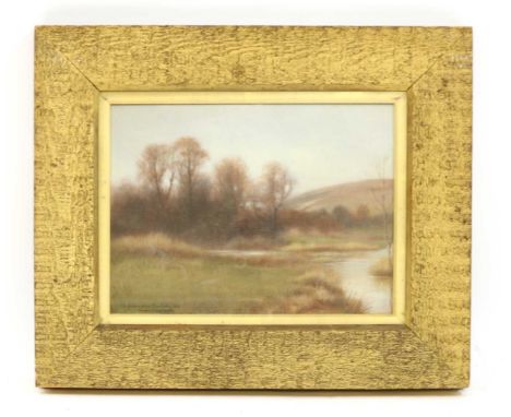 Valentine Thomas Garland (1868-1914)An autumn landscapesigned and indistinctly inscribed and dated 'A November ..... Shawford