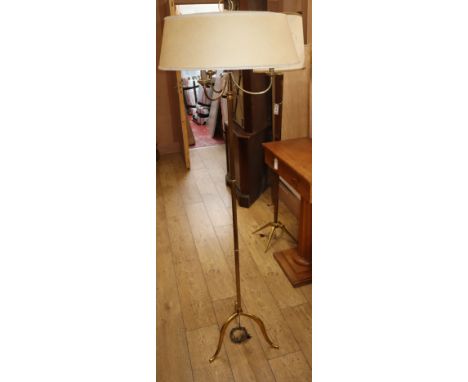A Maison Jansen style tripod floor lamp