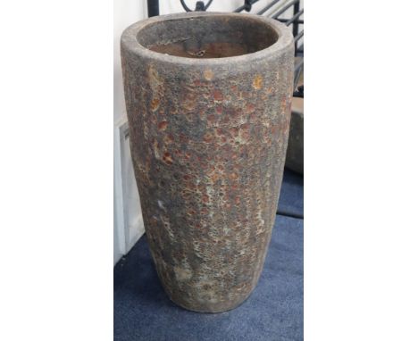 A cylinder shape garden planter W.33cm