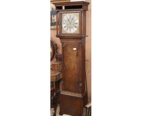 A George III oak longcase clock