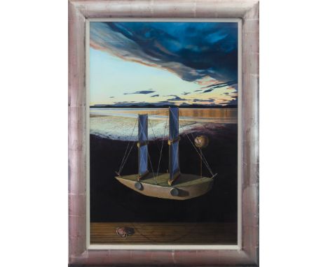 * ANGUS MCEWAN RWS, RGI, RSW,"DEFINING MOMENT"oil on board, signed; titled versoFramed106cm x 80cmThe current gallery price f