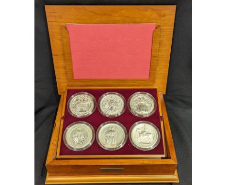 UNITED KINGDOM. GREAT SEALS OF THE REALM - TWENTIETH CENTURY. Silver medallion, 2006. Royal Mint. Royal Mint 'Great Seals of 