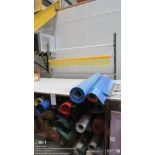 Contents Twill table (4' X 8') with rollers, Twill, plastic film, assorted sized boxs and roll (some