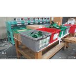 4ft x 8ft table of assorted hoops- table sold seperately