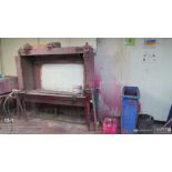 Contents of recaiming room: screen washing room including plastic cleaning tank, (2) parts washers,