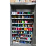 6ft cabinet with contents/ embroideryy thread- must take cabinet