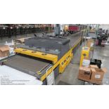 Brown Digital Firefly conveyor type garment dryer (model showing FYX1LGCHDRTR, FY60X13034AG, FY60X1