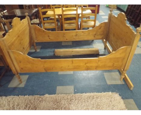 A French Pine Single Bed Frame.