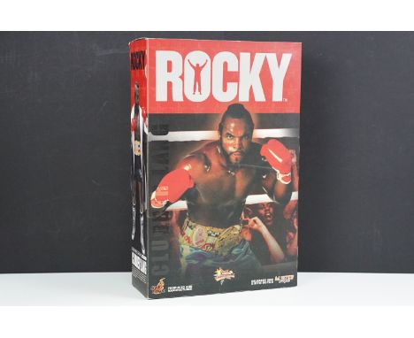 Boxed Hot Toys Movie Masterpiece Clubber Lang Rocky Blister Style 1/6 scale action figure, contents complete and ex, box vg o