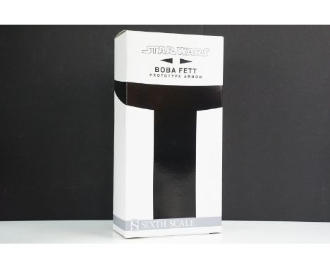 Star Wars - Boxed Sideshow Collectibles Boba Fett Prototype Armor 1/6 scale figure, complete and ex, vg box