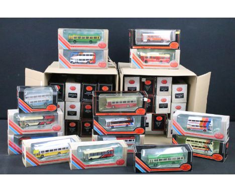 40 Boxed EFE Exclusive First Edition diecast model buses to include 22710 Alexander Y Type Stagecoach Western, 20634 Plaxton 