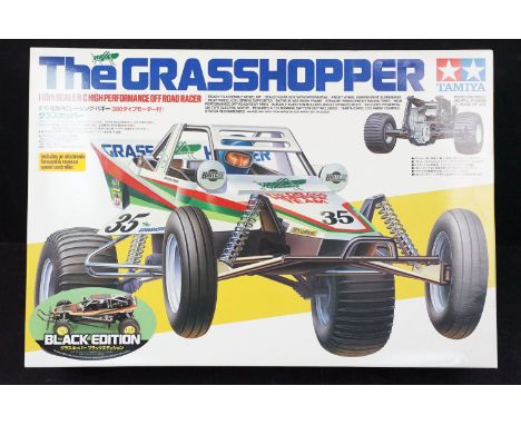 Radio Control - Boxed &amp; unbuilt Tamiya R/C The Grasshopper Black Edition plastic model kit, 1/10 scale, kit No. 84416, co
