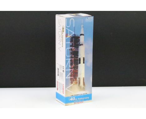 Boxed Dragon 1/400 scale Premiere Collection 40th Anniversary Apollo 13 Saturn V Multi-Stage Edition diecast model, ex