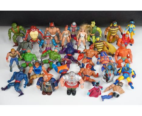 Masters of the Universe - Around 27 Mattel figures to include 2 x Beast Man, Orca, 2 x Buzz-Off, Spikor, Webster, 2 x Man At 