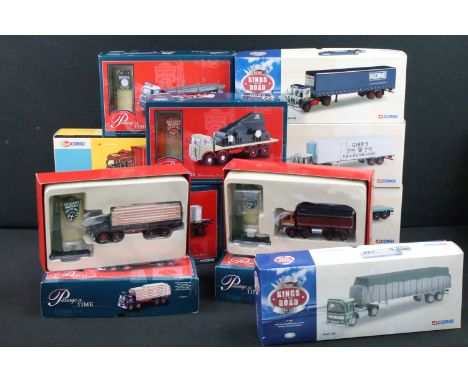 12 Boxed ltd edn Corgi heavy haulage diecast models to include 6 x Passage Of Time models featuring 26601 Anderson Of Newhous