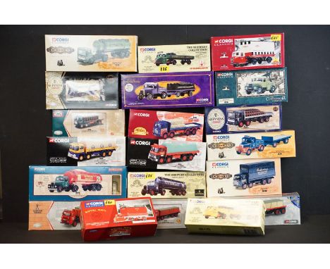 20 Boxed Corgi Classics diecast models to include 3 x London Brick, 2 x Guy, 3 x Whiskey, 3 x Brewery Collection, 2 x Guinnes