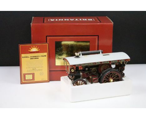 Boxed Midsummer Models ltd edn 1/24 scale MSM001 Britannia Burrell Showmans Engine diecast model No. 2668, 109/999 with COA, 