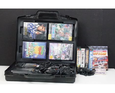 Retro Gaming - SEGA Mega Drive 16-Bit games console with 2 x controllers to include original SEGA Mega Drive Control Pad and 