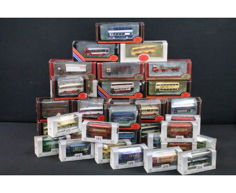 38 Boxed EFE Exclusive First Editions diecast models, to include 25 x 1/76 scale models featuring 19403 Atkinson Artic Box Va