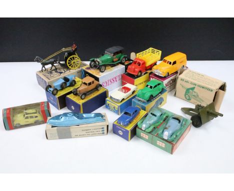 13 Boxed diecast &amp; plastic models to include Morestone Series Hansom Cab, Clifford Series Polythene Truck friction model,