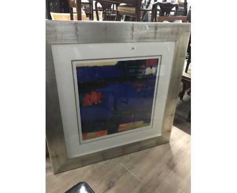 LARGE PRINT 19/250 ' BLUE FIELD' SIGNED FRANCIS BOAG