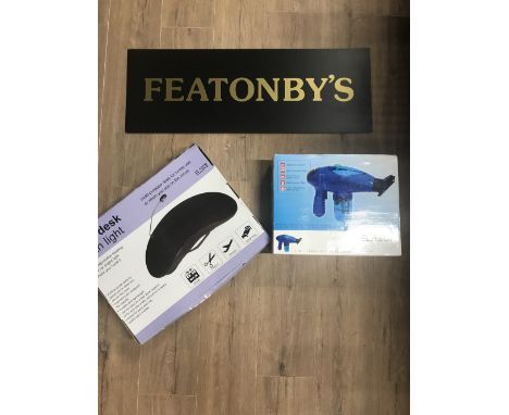 HANDY VACUUM & STEAM CLEANER & LAP DESK WITH LIGHT
