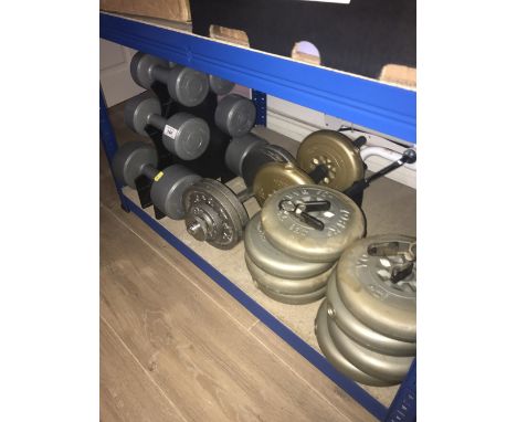 SHELF OF WEIGHTS