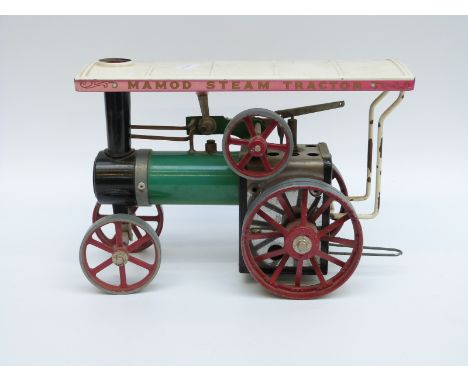 Mamod TE1A live steam traction engine.