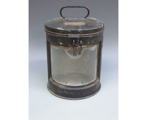 A Seahorse ship's stern light, height 32cm