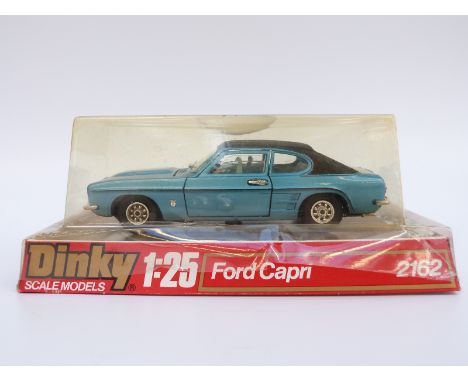 Dinky 1:25 scale diecast model Ford Capri 2162, in original bubble packed box