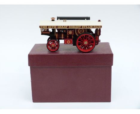 Milestone Models limited edition diecast model Burrell Scenic Showmans Engine 25th Great Dorset Steam Fair No.1, 274/500, in 