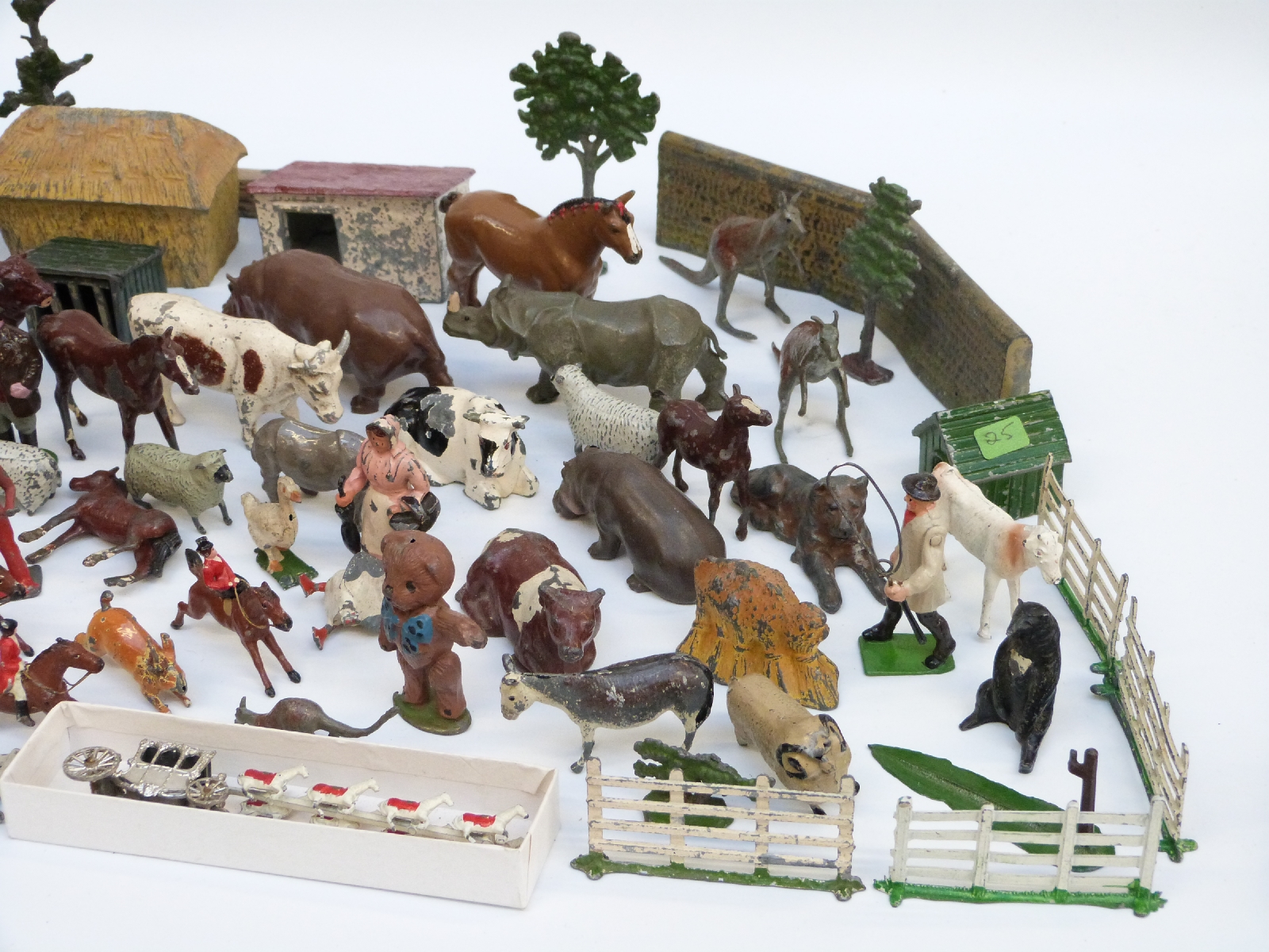 Over 150 John Hill & Co Johillco and Britains lead model farm animals