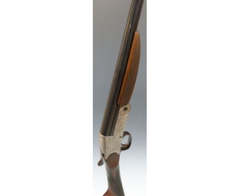 T Page Wood of Bristol .410 folding poacher's shotgun with 'British Made' engraved to the lock, chequered grip and 26.5 inch 