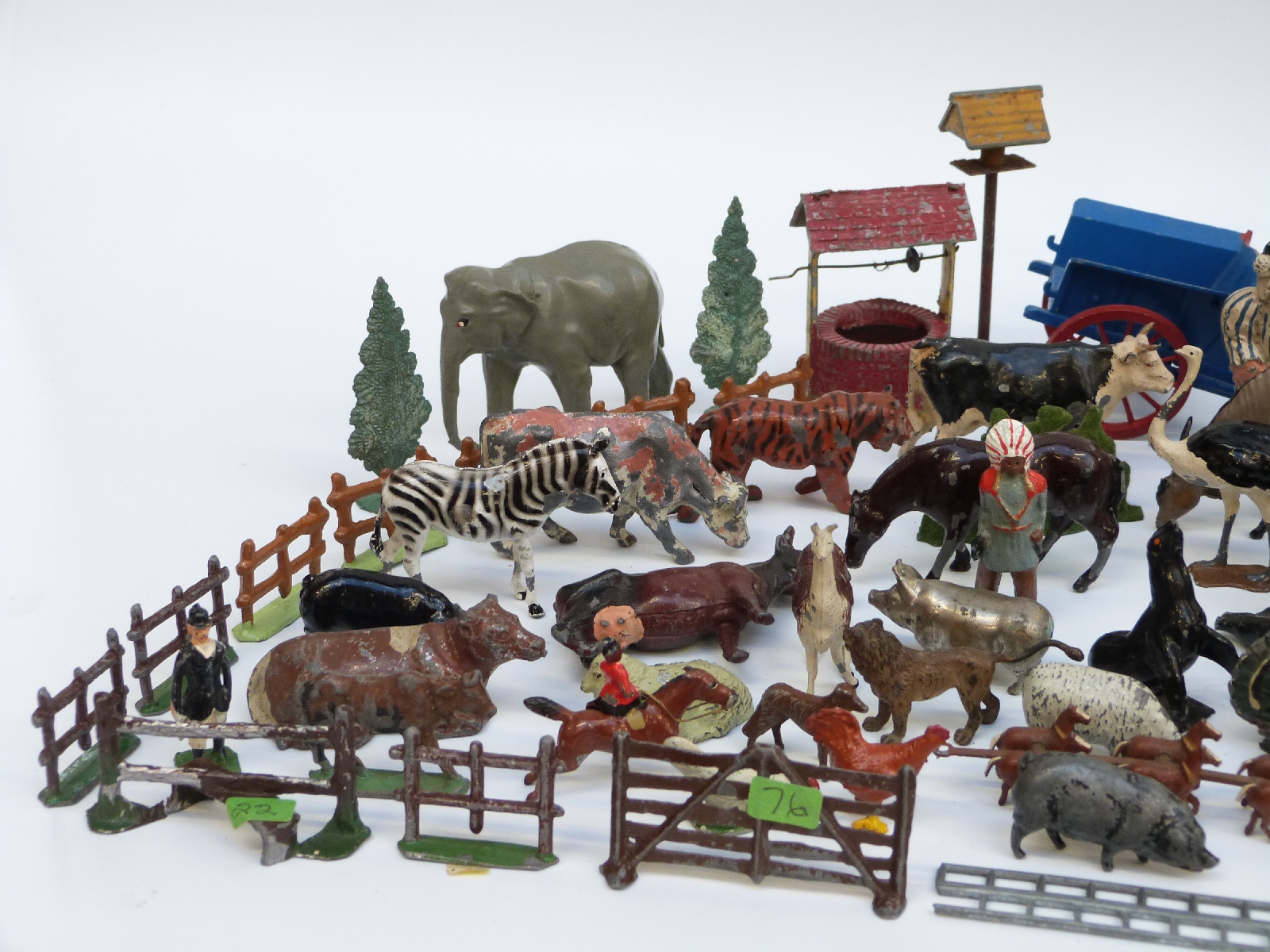 Over 150 John Hill & Co Johillco and Britains lead model farm animals