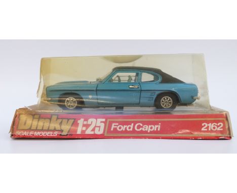 Dinky 1:25 scale diecast model Ford Capri 2162, in original bubble packed box