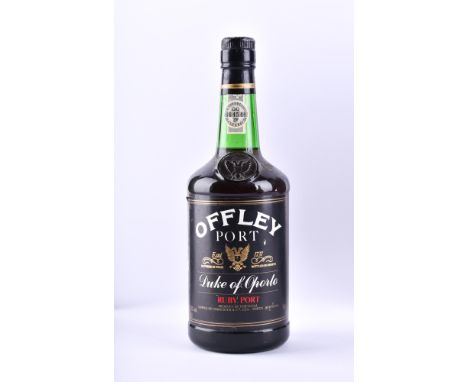 Offley Port 80er JahreDuke of Oporto-Ruby Port,Füllstand normal, Etikett guter Zustand, 0,7 l