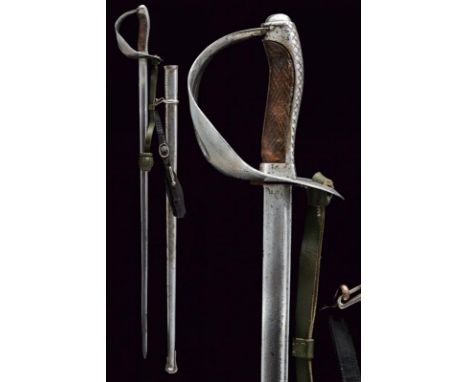 dating: First half of the 20th Century provenance: Kingdom of Italy, Straight, single-edged blade with thickened back, base m