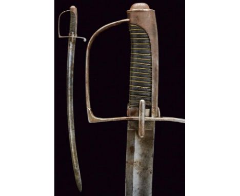 dating: Late 19th Century provenance: Kingdom of Italy, Curved, single-and short false-edged blade, tip, with fuller, marked 