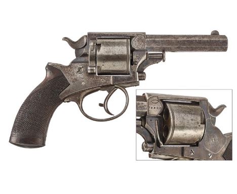 dating: about 1880 provenance: England, Octagonal, rifled, 11 mm cal. barrel, with fore-sight; smooth, six-shot cylinder, wit