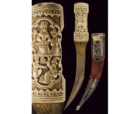 dating: Mid 19th Century provenance: Persia, Curved, single-and false-edged blade with central raiser next to the foible and 