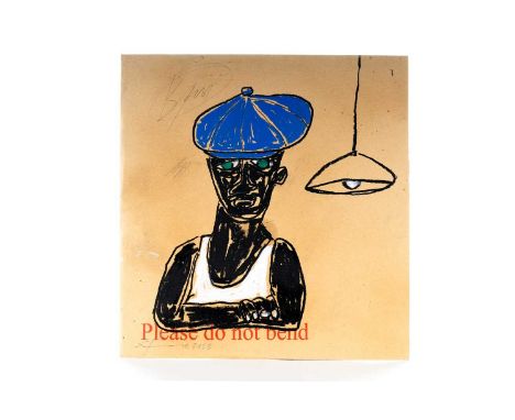 STEPHEN ANTHONY DAVIDS, SHINE A LIGHT crayon on envelope, signed31cm x 31cmStephen Anthony Davids is a fine artist, known pri