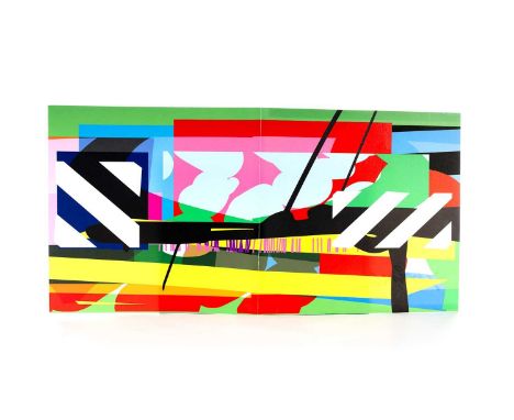 MASER, ON LOOP high quality giclee print on card album cover, signed, 1/131cm x 31cmMaser truly embodies the centric spirit o