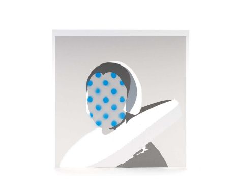ALEX ZANDA, HAARLEM SHAKE 7 layer screen print finished with spray paint on card album cover, signed31cm x 31cm Zanda lives a
